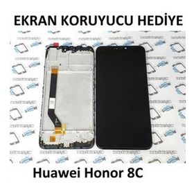 Huawei Honor 8c Siyah Çıtalı Lcd Dokunmatik Ekran