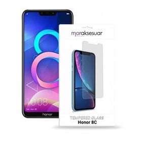 Huawei Honor 8C Temperli Ekran Koruyucu Uyumlu Kırılmaz Cam
