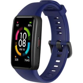 Huawei Honor Band 6 Lacivert Yumuşak Silikon Kordon Kayış