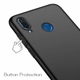 Huawei Honor Play Premier Mat Temperli Cam + Uyumlu Silikon Kılıf