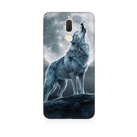 Huawei Mate 10 Lite Uyumlu Dolunay Ve Kurt Baskılı Silikon Kılıf