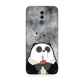 Huawei Mate 20 Lite Uyumlu Sevimli Panda Baskılı Silikon Kılıf