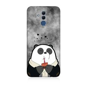 Huawei Mate 20 Lite Uyumlu Sevimli Panda Baskılı Silikon Kılıf
