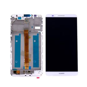 Huawei Mate 7 Beyaz Çıtalı Uyumlu Lcd Ekran Dokunmatik