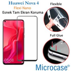 Huawei Nova 4 Temperli Ekran Koruyucu Uyumlu Kırılmaz Cam