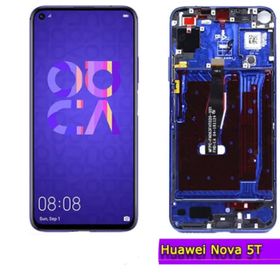 Huawei Nova 5T Çıtalı LCD Dokunmatik Ekran