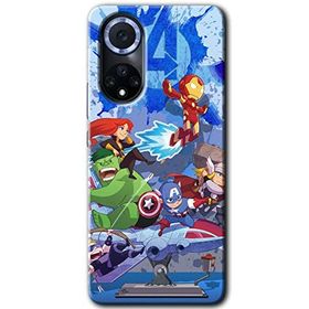 Huawei Nova 9 Avengers Cartoon Baskılı Uyumlu Silikon Kılıf