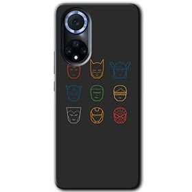 Huawei Nova 9 Avengers Minimalism Baskılı Uyumlu Silikon Kılıf