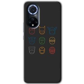Huawei Nova 9 Avengers Minimalism Baskılı Uyumlu Silikon Kılıf