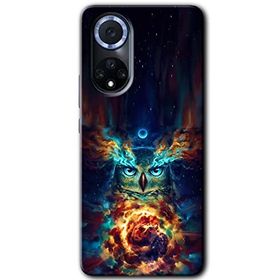 Huawei Nova 9 Ballı Baykuş Baskılı Uyumlu Silikon Kılıf