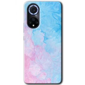 Huawei Nova 9 Blue Art Baskılı Uyumlu Silikon Kılıf