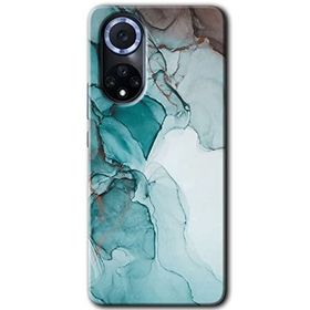Huawei Nova 9 Buzul Mermer Baskılı Uyumlu Silikon Kılıf