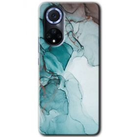 Huawei Nova 9 Buzul Mermer Baskılı Uyumlu Silikon Kılıf