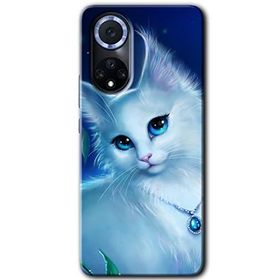 Huawei Nova 9 Cat Glance Baskılı Uyumlu Silikon Kılıf