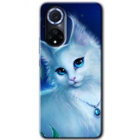 Huawei Nova 9 Cat Glance Baskılı Uyumlu Silikon Kılıf