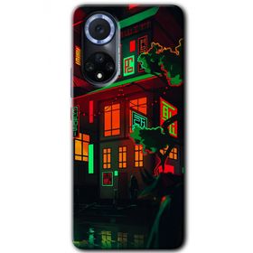 Huawei Nova 9 China Street Baskılı Uyumlu Silikon Kılıf