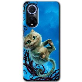 Huawei Nova 9 Çılgın Kedi Baskılı Uyumlu Silikon Kılıf