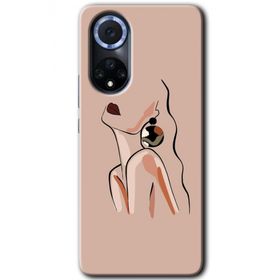 Huawei Nova 9 Çizim Silüet Baskılı Uyumlu Silikon Kılıf