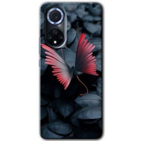 Huawei Nova 9 Dark Butterfly Baskılı Uyumlu Silikon Kılıf
