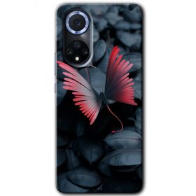 Huawei Nova 9 Dark Butterfly Baskılı Uyumlu Silikon Kılıf