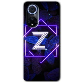 Huawei Nova 9 Dark Neon Yaprak Z Harfi Baskılı Uyumlu Silikon Kılıf