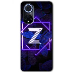 Huawei Nova 9 Dark Neon Yaprak Z Harfi Baskılı Uyumlu Silikon Kılıf