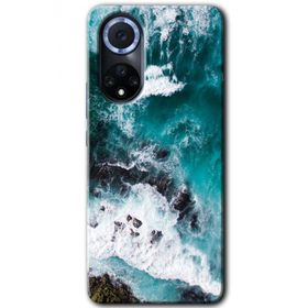 Huawei Nova 9 Deniz Kıyısı Baskılı Uyumlu Silikon Kılıf