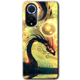 Huawei Nova 9 Digital Dragon Baskılı Uyumlu Silikon Kılıf