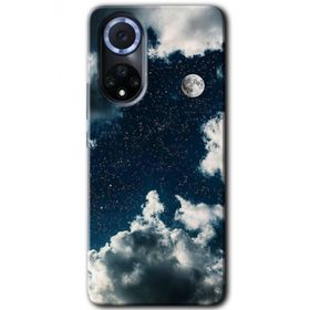 Huawei Nova 9 Gece Gökyüzü Baskılı Uyumlu Silikon Kılıf