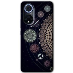 Huawei Nova 9 Gezegen Döngüsü Baskılı Uyumlu Silikon Kılıf