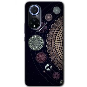 Huawei Nova 9 Gezegen Döngüsü Baskılı Uyumlu Silikon Kılıf