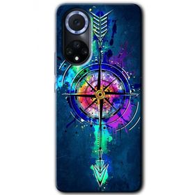 Huawei Nova 9 Gizemli Pusula Baskılı Uyumlu Silikon Kılıf