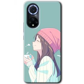 Huawei Nova 9 Happy Girl Baskılı Uyumlu Silikon Kılıf