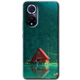 Huawei Nova 9 House In Woods Baskılı Uyumlu Silikon Kılıf