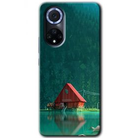 Huawei Nova 9 House In Woods Baskılı Uyumlu Silikon Kılıf
