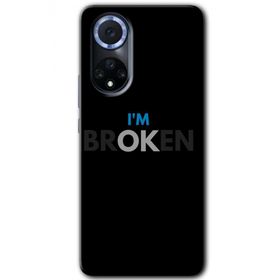 Huawei Nova 9 Im Broken Baskılı Uyumlu Silikon Kılıf