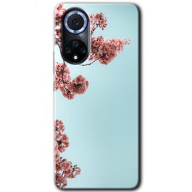 Huawei Nova 9 Japon Çiçeği Baskılı Uyumlu Silikon Kılıf