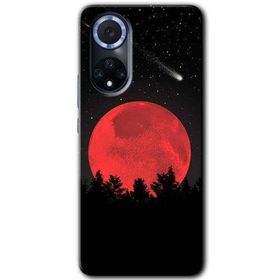Huawei Nova 9 Kanlı Ay Baskılı Uyumlu Silikon Kılıf