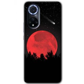 Huawei Nova 9 Kanlı Ay Baskılı Uyumlu Silikon Kılıf