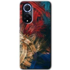 Huawei Nova 9 Karma Boyalar Baskılı Uyumlu Silikon Kılıf