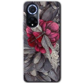 Huawei Nova 9 kelebek Ömrü Baskılı Uyumlu Silikon Kılıf