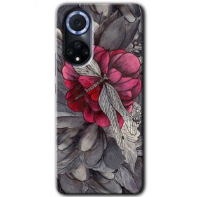 Huawei Nova 9 kelebek Ömrü Baskılı Uyumlu Silikon Kılıf