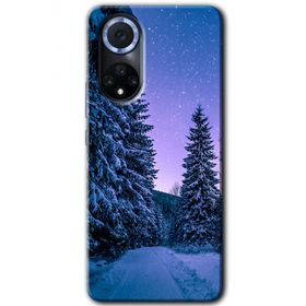 Huawei Nova 9 Kış Manzarası Baskılı Uyumlu Silikon Kılıf