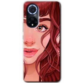 Huawei Nova 9 Kızıl Kız Baskılı Uyumlu Silikon Kılıf
