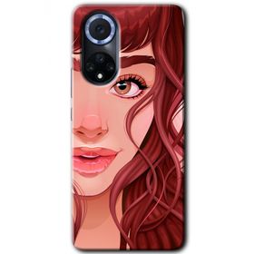 Huawei Nova 9 Kızıl Kız Baskılı Uyumlu Silikon Kılıf