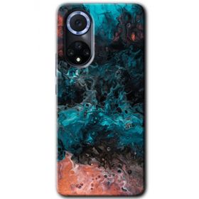 Huawei Nova 9 Liquid Colorfull Baskılı Uyumlu Silikon Kılıf