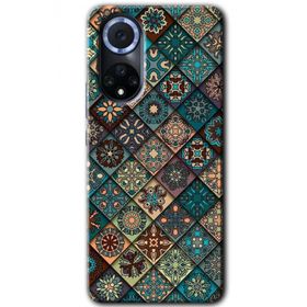 Huawei Nova 9 Mandala Desen Baskılı Uyumlu Silikon Kılıf