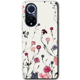 Huawei Nova 9 Mat Çiçek Baskılı Uyumlu Silikon Kılıf