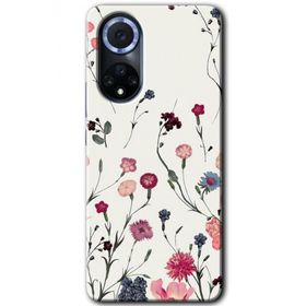 Huawei Nova 9 Mat Çiçek Baskılı Uyumlu Silikon Kılıf