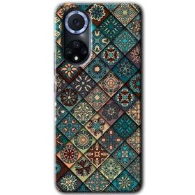 Huawei Nova 9 Mat Mandala Baskılı Uyumlu Silikon Kılıf
